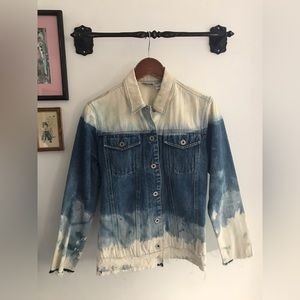 Unique, Upcycled denim jacket. Size M